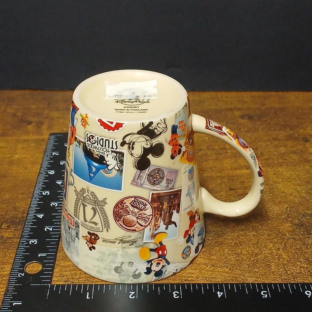 Disney Parks Authentic Original  Ceramic Mug 16oz -  Disney Nostalgia Theme - Picture 7 of 8